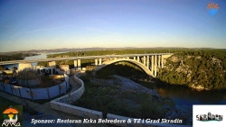 Skradin, řeka Krka, most A1