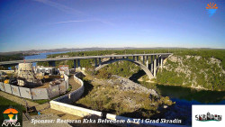 Skradin, řeka Krka, most A1