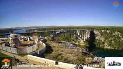 Skradin, řeka Krka, most A1