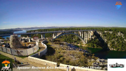 Skradin, řeka Krka, most A1