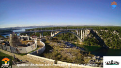 Skradin, řeka Krka, most A1