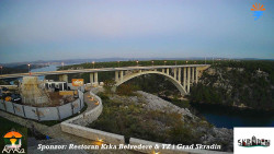 Skradin, řeka Krka, most A1