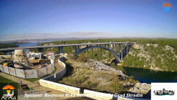 Skradin, řeka Krka, most A1