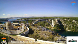 Skradin, řeka Krka, most A1