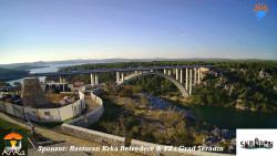 Skradin, řeka Krka, most A1