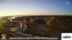 Skradin, řeka Krka, most A1