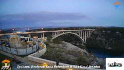 Skradin, řeka Krka, most A1