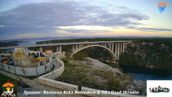 Skradin, řeka Krka, most A1