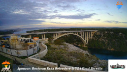 Skradin, řeka Krka, most A1