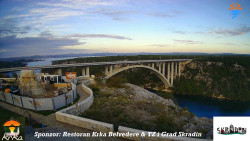 Skradin, řeka Krka, most A1