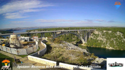 Skradin, řeka Krka, most A1