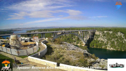 Skradin, řeka Krka, most A1