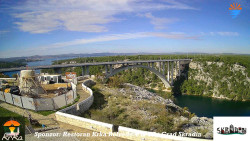 Skradin, řeka Krka, most A1