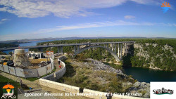 Skradin, řeka Krka, most A1