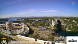 Skradin, řeka Krka, most A1