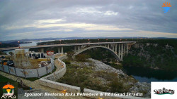 Skradin, řeka Krka, most A1