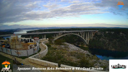 Skradin, řeka Krka, most A1