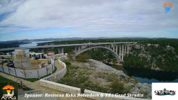 Skradin, řeka Krka, most A1