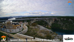 Skradin, řeka Krka, most A1
