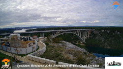 Skradin, řeka Krka, most A1