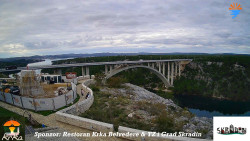 Skradin, řeka Krka, most A1