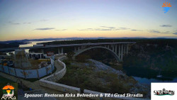 Skradin, řeka Krka, most A1