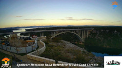 Skradin, řeka Krka, most A1