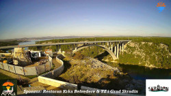 Skradin, řeka Krka, most A1