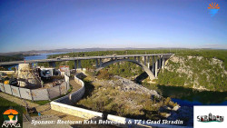 Skradin, řeka Krka, most A1