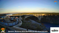 Skradin, řeka Krka, most A1