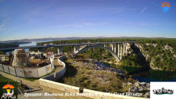 Skradin, řeka Krka, most A1