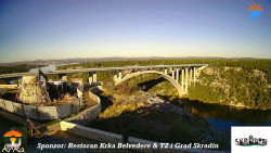 Skradin, řeka Krka, most A1