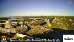Skradin, řeka Krka, most A1