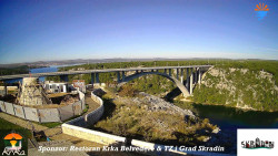 Skradin, řeka Krka, most A1