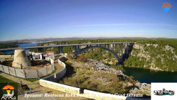 Skradin, řeka Krka, most A1