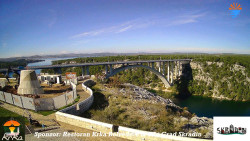 Skradin, řeka Krka, most A1