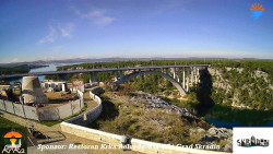 Skradin, řeka Krka, most A1