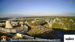 Skradin, řeka Krka, most A1
