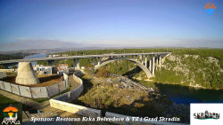 Skradin, řeka Krka, most A1