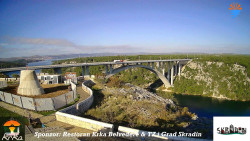 Skradin, řeka Krka, most A1