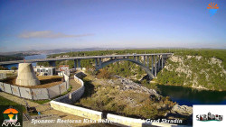 Skradin, řeka Krka, most A1