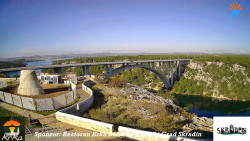 Skradin, řeka Krka, most A1