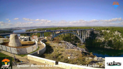 Skradin, řeka Krka, most A1