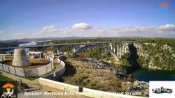 Skradin, řeka Krka, most A1