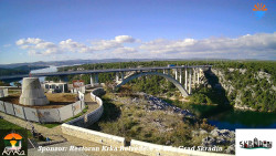 Skradin, řeka Krka, most A1