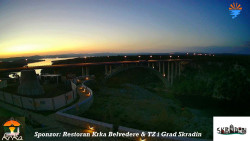 Skradin, řeka Krka, most A1