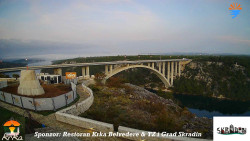 Skradin, řeka Krka, most A1