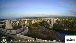 Skradin, řeka Krka, most A1