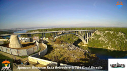 Skradin, řeka Krka, most A1