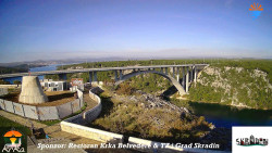 Skradin, řeka Krka, most A1